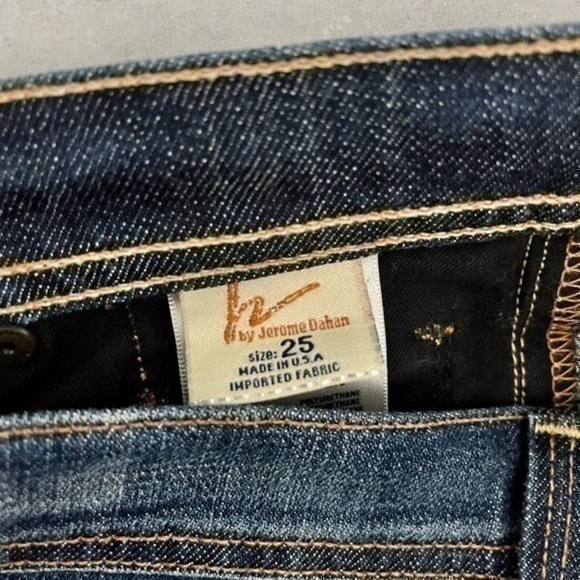3/$30 _ CITIZENS OF HUMANITY | Y2K Ingrid 002 Dark Wash Low Waist Flare Jeans 25 - Picture 11 of 11